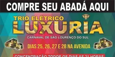 Trios elétricos fazem parte da programação do carnaval lourenciano