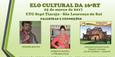 Escola Municipal Rui Barbosa participará do Elo Cultural da 16ª Região Tradicionalista 