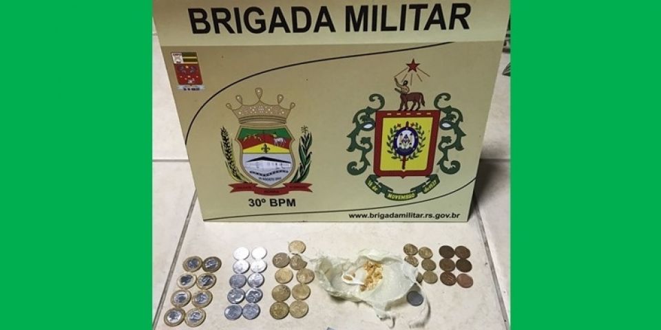 Brigada Militar prende homem por tráfico de drogas em Camaquã na madrugada desta terça