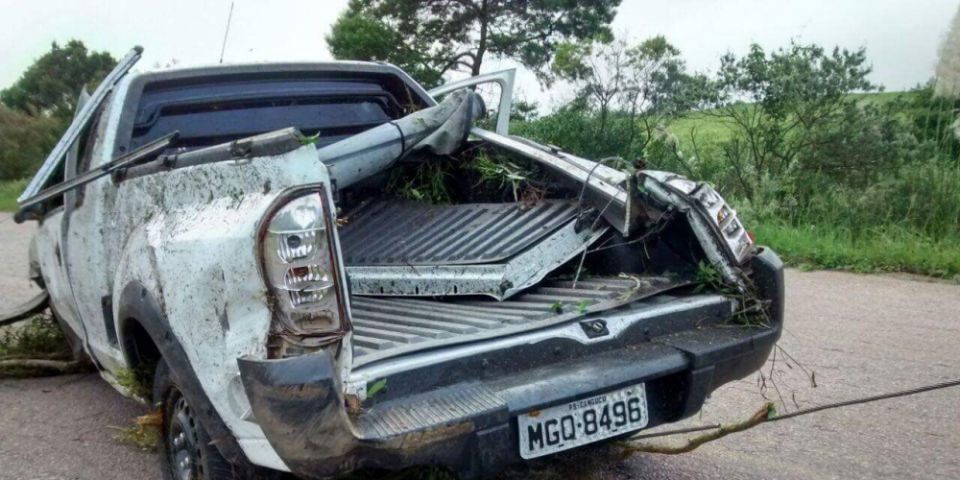 Morre o passageiro da Montana que saiu da pista em acidente na ERS-265 em Canguçu