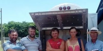 Produtores recebem nitrogênio líquido em Camaquã