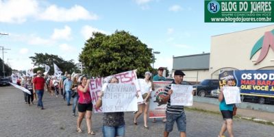 FOTOS: protestos contra a reforma da previdência e outras causas marcam o Dia da Mulher em Camaquã