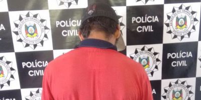 Polícia Civil prende indiciado por roubos a pedestre em Camaquã na manhã desta segunda