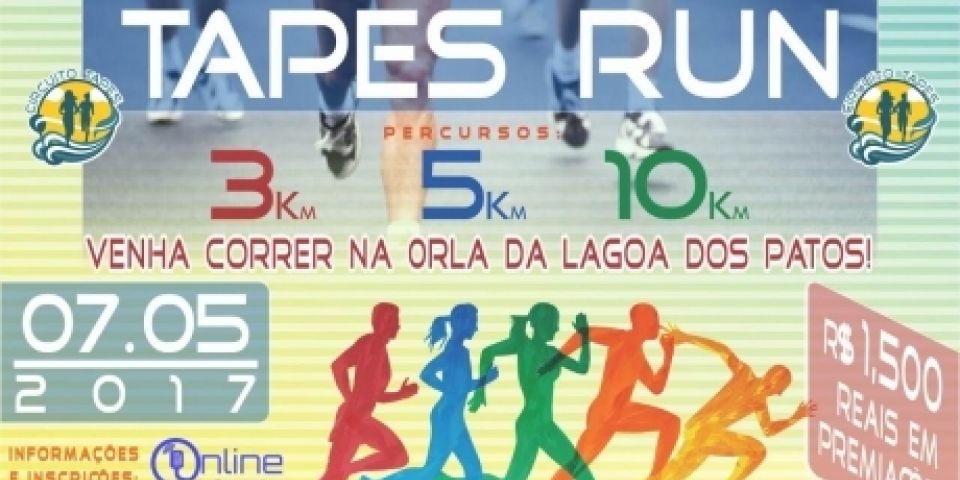 Prefeitura testa nesta quarta-feira o trajeto da Corrida Tapes Run
