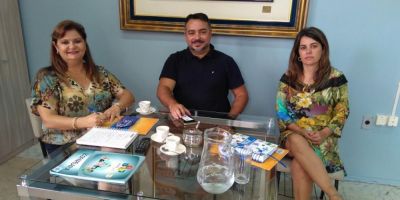 Secretária adjunta da Indústria, Comércio e Serviços reúne-se com técnico do SEBRAE