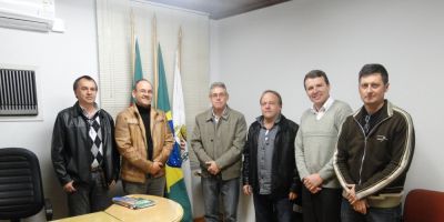 Presidente da Câmara de Vereadores recebe a Diretoria do Guarany de Camaquã