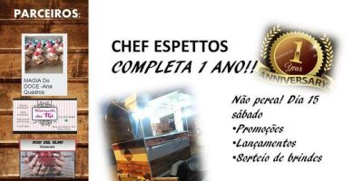 Chef Espettos completa 1 ano em Camaquã com muitas surpresas