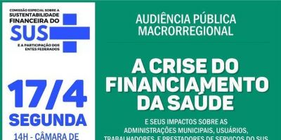 Audiência pública em Pelotas debate crise do financiamento do SUS