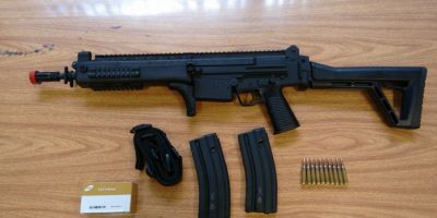 Polícia Civil de Camaquã recebe fuzil 5,56 - Imbel A2 para combater a criminalidade