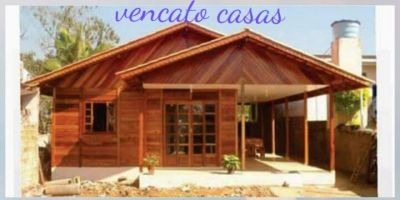 Vencato Casas: construção de casas de madeira e alvenaria, galpão, quiosque e porteiras para sítio ou fazenda