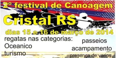 Vem aí o 2º Festival de Canoagem de Cristal