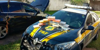 PRF prende efetua prisão por tráfico de drogas na BR-116 em Barra do Ribeiro