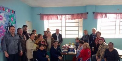 Doações do aniversário do prefeito Rudinei foram entregues à Apae de São Lourenço do Sul