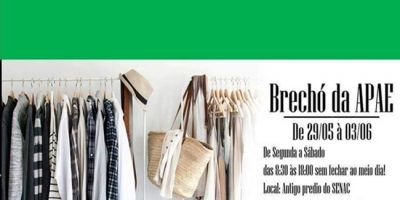 Apae realiza Brechó durante esta semana em Camaquã