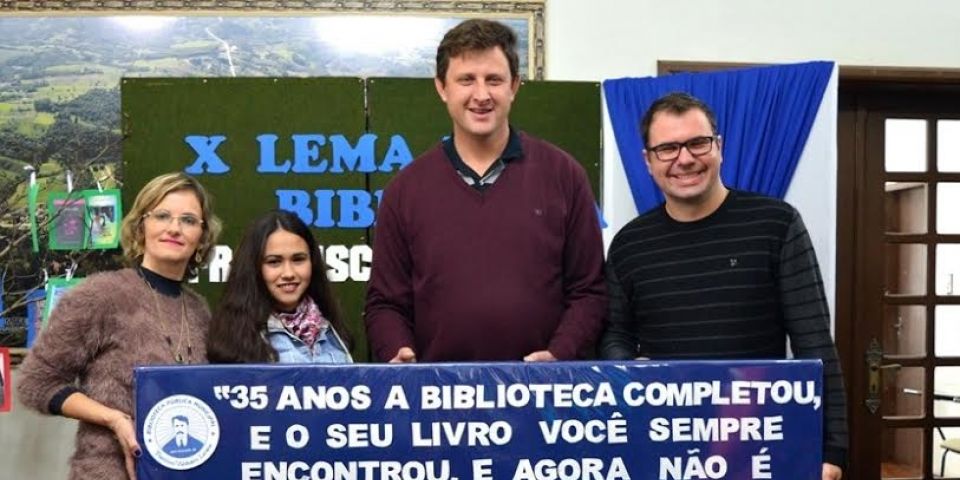 Realizada na Casa da Cultura de Dom Feliciano premiação do concurso do lema da biblioteca