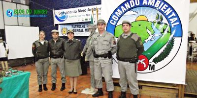 Eventos da Semana do Meio Ambiente do 3º Pelotão Ambiental de Camaquã