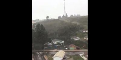São José dos Ausentes registra neve nesta sexta-feira