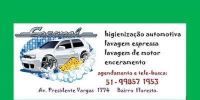 Car Wash – Higienização automotiva com serviço de agendamento e tele-busca; ligue-nos