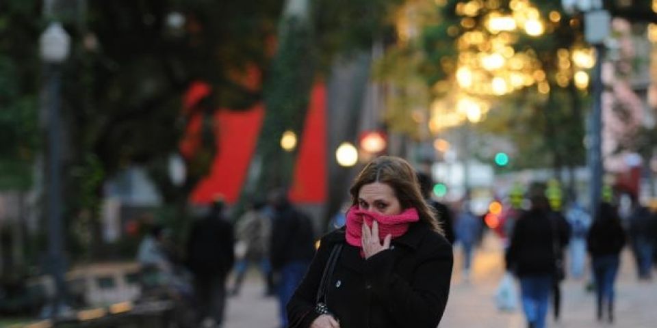 Frio se intensifica nesta terça-feira, no RS