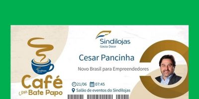 Café com Bate Papo ocorre nesta quarta em Camaquã com Cesar Pancinha