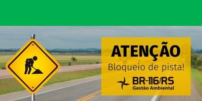Trechos da BR-116 serão totalmente interditados em SLS na tarde desta quinta-feira, alerta DNIT