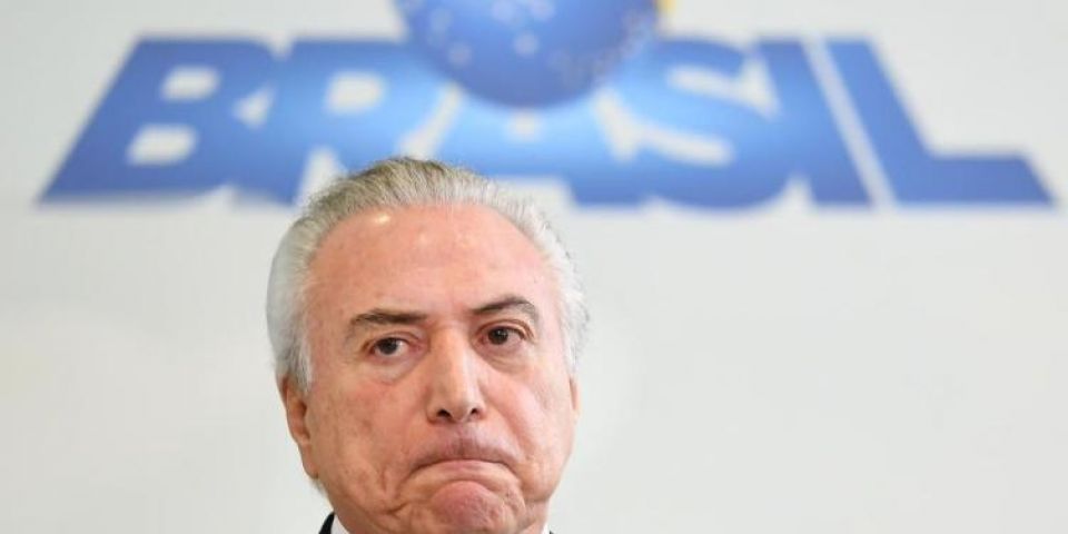 Denúncia de corrupção passiva contra o presidente Michel Temer chega na Câmara