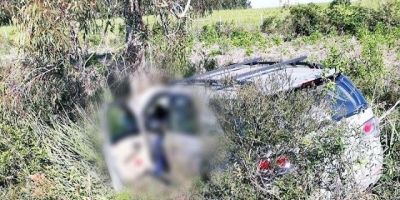 Homem de 71 anos morre em acidente na RSC-471 em Encruzilhada do Sul