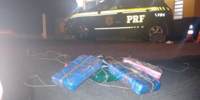 PRF apreende 10kg de pasta base de cocaína e prende traficante em Eldorado do Sul