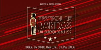 Aberta manifestações de interesse para as bandas participarem do Festival de Bandas 2017 em SLS