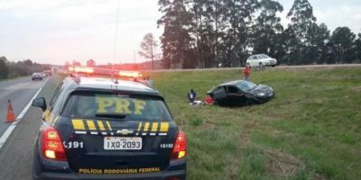 Colisão entre caminhão e carro causa uma morte na Barra do Ribeiro