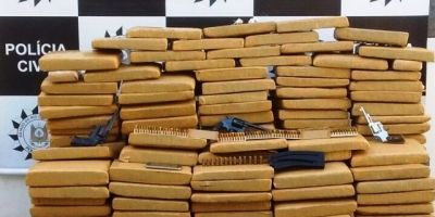 Armas, diversas munições e mais de 200 quilos de maconha são apreendidos em Rio Grande