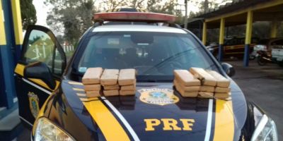 BM e PRF prendem criminosos e aprendem 34 kg de maconha em Eldorado do Sul