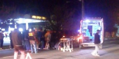 Mulher é atropelada na Faixinha no início da noite desta quarta em Camaquã