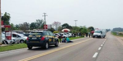Chuvisquenses ficam feridos em acidente de trânsito na BR-116, em Barra do Ribeiro