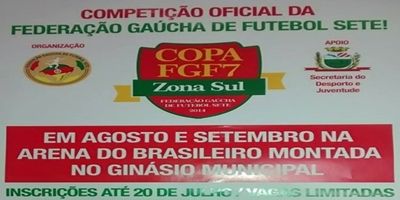 Vem aí em Camaquã a Copa Zona Sul da Federação Gaúcha de Futebol Sete