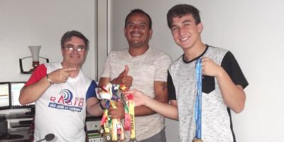 Medalhista amaralense participa do programa “Ao Pé da Letra” da Rádio São José