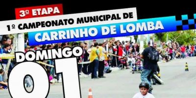 Ocorre neste domingo a 3ª etapa do 1º Campeonato Municipal de Carrinho de Lomba de Camaquã