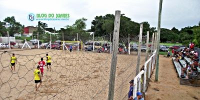 Daqui a pouco tem a 15ª rodada pela Taça Prainha de Futebol de de Areia de Camaquã