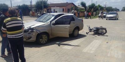 Acidente de trânsito deixa pessoas feridas no bairro Viégas em Camaquã