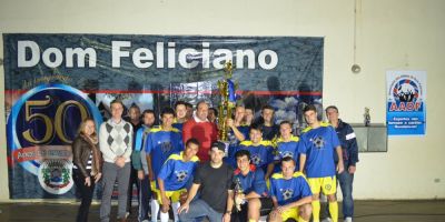 Confira os vencedores do Campeonato de Futsal 2014 de Dom Feliciano