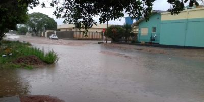 Camaquã segue com problema de alagamentos quando chove forte