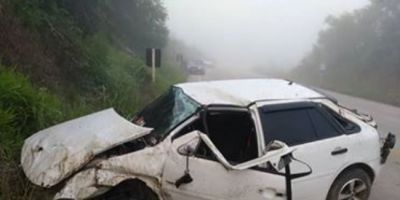 Acidente de trânsito na ERS-350 deixa motorista gravemente ferido em Dom Feliciano
