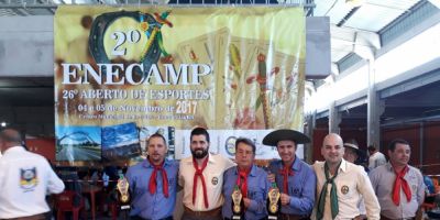 Trio Flor e Truco de Camaquã se sagra campeão e vice do 2° EneCamp pelo 26° Aberto de Esportes do MTG