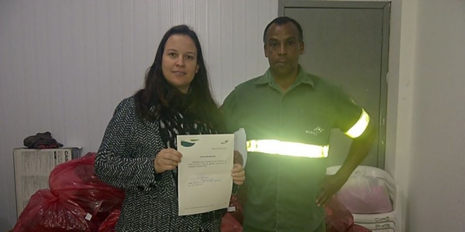 Município de Cristal recebe doações para a Campanha do Agasalho