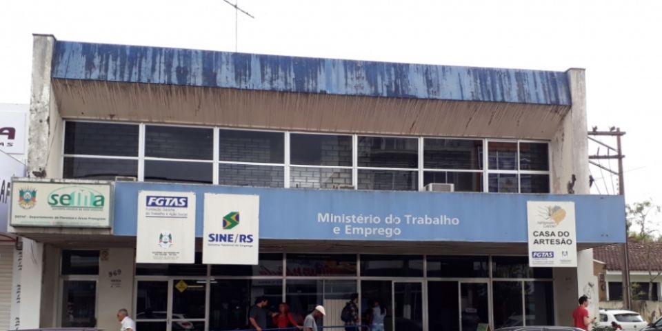 Sine/FGTAS Camaquã informa que o sistema de carteira de trabalho segue indisponível