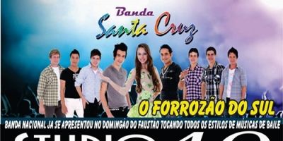 Publicidade: Banda Santa Cruz na Studio 40. É no próximo sábado (19/7)