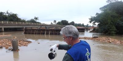 Qualidade da água é monitorada após período de chuvas