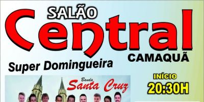 Super Domingueira no Salão Central com as Bandas Indústria Musical e Santa Cruz ocorre dia 10 de dezembro 