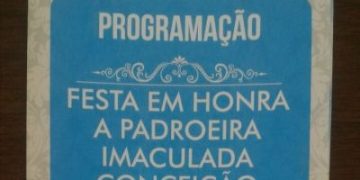 Veja a programação da Festa em Honra à Padroeira Imaculada Conceição que inicia hoje em Camaquã