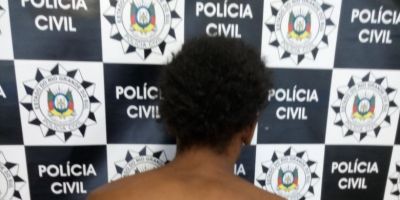 Polícia Civil prende homem por roubo e tentativa de estupro, no bairro Ouro Verde em Camaquã